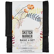 Маркеры 12цв "Basic 4", сумка-органайзер, Sketchmarker