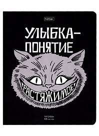Тетрадь общая «Улыбайся!», 48 листов в клетку, A5, в ассортименте - Hatber