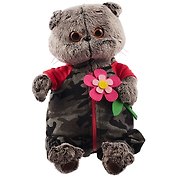 Мягкая игрушка Басик в камуфляжном комбинезоне (25 см) (Ks25-140)
