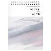 Блокнот А5 50л кл. "Oblivion", ветер, карт.обл., спираль, ламинация, тиснение черной фольгой