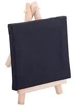 Холст на мольберте10*10см, черный, в инд.уп.