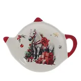 Подставка для чайных пакетиков Лошадь у ёлки (12х9х1) (825357)