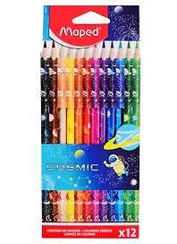 Карандаши цветные «Color'Peps Cosmic», Maped, 12 цветов