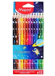 Карандаши цветные Maped, Color'Peps Cosmic, 12 цветов