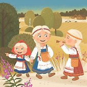 Дверь на лугу. Коми-пермяцкие сказки - 2