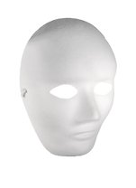 Маска из папье-маше с резинкой Лицо (11-24559-J5) (24х18см)