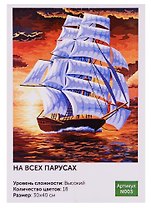 Картина по номерам Art Idea 30*40см.. На всех парусах N003