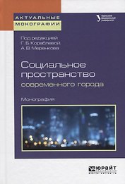 Социальное пространство современного города. Монография