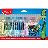 Фломастеры Maped, Color'Peps Monster, 24 цвета