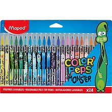 Фломастеры «Color'peps Monster» Maped, 24 цвета