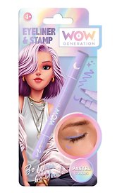 Подводка для глаз со штампом сиреневая (Луна) (WOW) (2,4г) (WOW00113v)