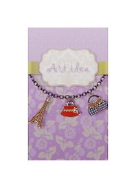Кулон «Сумочка», желтый, 1 см