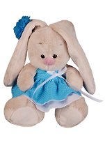 Мягкая игрушка Зайка Ми в голубом сарафанчике (15 см) (SidX - 188)