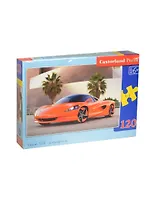 Пазл 120 MIDI B-13159 Гоночный автомобиль (32х23см) (6+) (коробка) (Castorland)