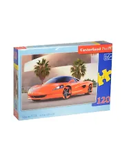 Пазл 120 MIDI B-13159 Гоночный автомобиль (32х23см) (6+) (коробка) (Castorland)