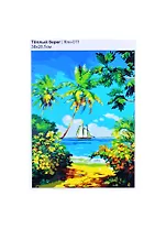 Кпн-011 Картина по номерам Теплый берег (ПочСебяХуд) (38х28,5 см) (коробка) (LORI)