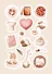 Нежность деталей. Набор стикеров А5 от Ольги Примаченко (5 листов стикеров) - 0