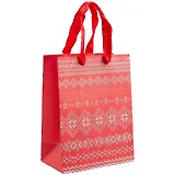 Пакет А5 23*18*10 "New year's gift" Новый год, бум.мат.ламинат