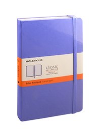 Книга для записей «Classic Large. Голубая гортензия», А5, 120 листов, линованная, твердая обложка, с ляссе, Moleskine