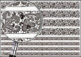 Пленка (2109/00000001400) Freedecor с изображен. для светлых поверхностей Бордюр Черно-белое кружево №12 (НГ)