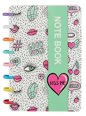 Тетрадь в линейку "Комикс", 80 листов, в ассортименте