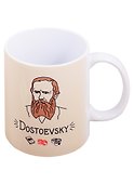 Кружка My favorite writer Достоевский (керамика) (330мл) (коробка) - 0