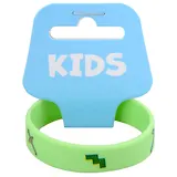 Браслет Символы (зеленый) (силикон) (15 см)