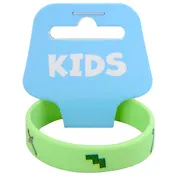 Браслет Символы (зеленый) (силикон) (15 см)