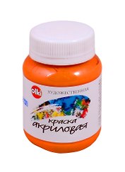 Акрил художественный 100 мл оранжевая