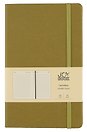 Ежедневник недат. А5 136л "JOY BOOK" оливковый, тв.переплет, резинка, ляссе