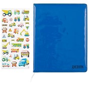 Дневник школьный GoodMark, Blue&Puffy sticker