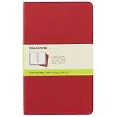 Книга для записей «Cahier Journal Large. 3 Шт. Клюквенная», А5, 40 листов, картон, Moleskine - 0