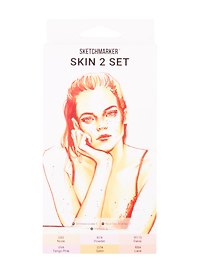 Маркеры 06цв "Skin 2" карт.кор., Sketchmarker