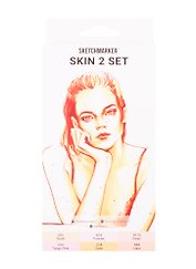 Маркеры 06цв "Skin 2" карт.кор., Sketchmarker