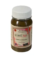 Краска акриловая "Акрил-Арт" умбра натуральная,100мл,банка, Таир