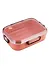 Ланч-бокс Rabbit (розовый) (пластик) (22х17) (F968-03) - 0