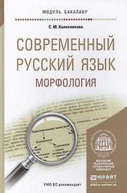 Современный русский язык Морфология Уч. пос. (МодульБакалаврАК) Колесникова