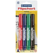 Маркеры для досок «Flipchart» 4 цвета 2,5 мм, круглые, Centropen - 0