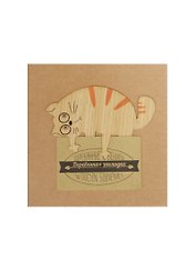 Закладка дерево круглая Котик (71214-9)