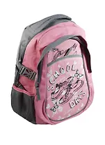Рюкзак школьный "КЕДЫ НА РОЗОВОМ" 43*30*19см, полиэстер, уплотн. лямки, светоотраж.элементы, карманы, цв.запечатка, вышивка, отверстие для наушн., Феникс