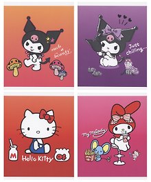 Тетрадь общая «Kuromi + MyMelody + HK», 48 листов в клетку, A5, в ассортименте - Kuromi