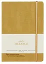Ежедневник недатированный «Melange» А5, жёлтый, 96 листов, экокожа, InFolio