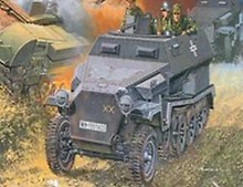 Модель, сборная, DRAGON, бронетранспортер Sd.Kfz.251/1 Ausf.C (1:35)