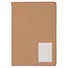 Записная книжка А6+ 136л кл. "NUANCES. Крем-брюле" 7БЦ, иск.кожа, нашивка, скругл.углы, ляссе - 2