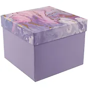 Подарочная коробка «Пурпурные разводы», большая