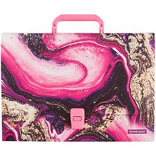 Папка -портфель пластиковый «Marble Amethyst» А4, в индивидуальной упаковке, Erich Krause