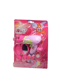 Набор аксессуаров д/девочек для волос Winx с феном (BE013-R) (178138) (7 предм.) (17х26см) (Играем вместе) (блистер) (в кор. 2х48шт)