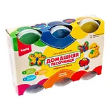 Набор для творчества LORI "Радужный песок" набор из 6 цветов по 140гр, 2 формочки