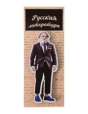Сувенирный магнит Русский писатель Толстой (РпТ1)