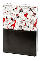 Ежедневник недатированный, Infolio, Garden 14*20см, 192стр., интегральный переплет, красный